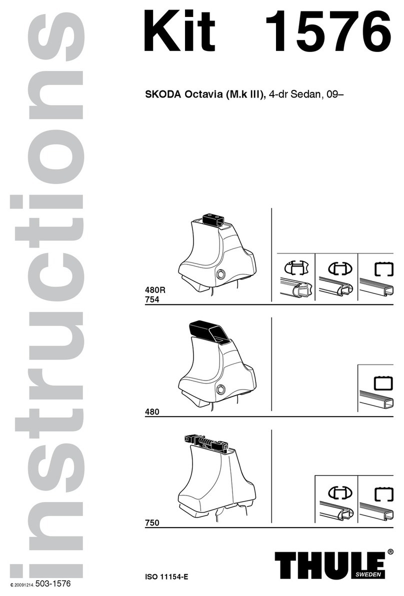 Thule 1576 Bedienungsanleitung Thule 1576 Bedienungsanleitung