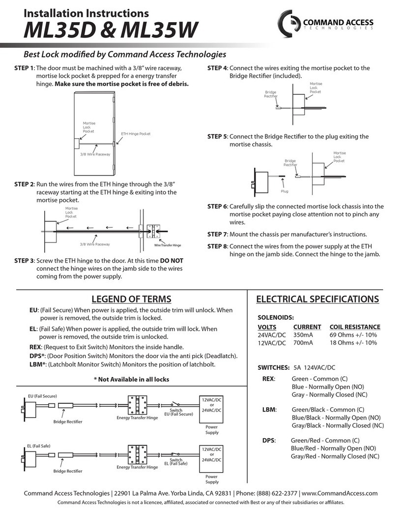 Command access ML35D Bedienungsanleitung