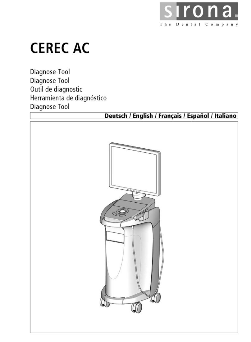 Sirona cerec ac Bedienungsanleitung