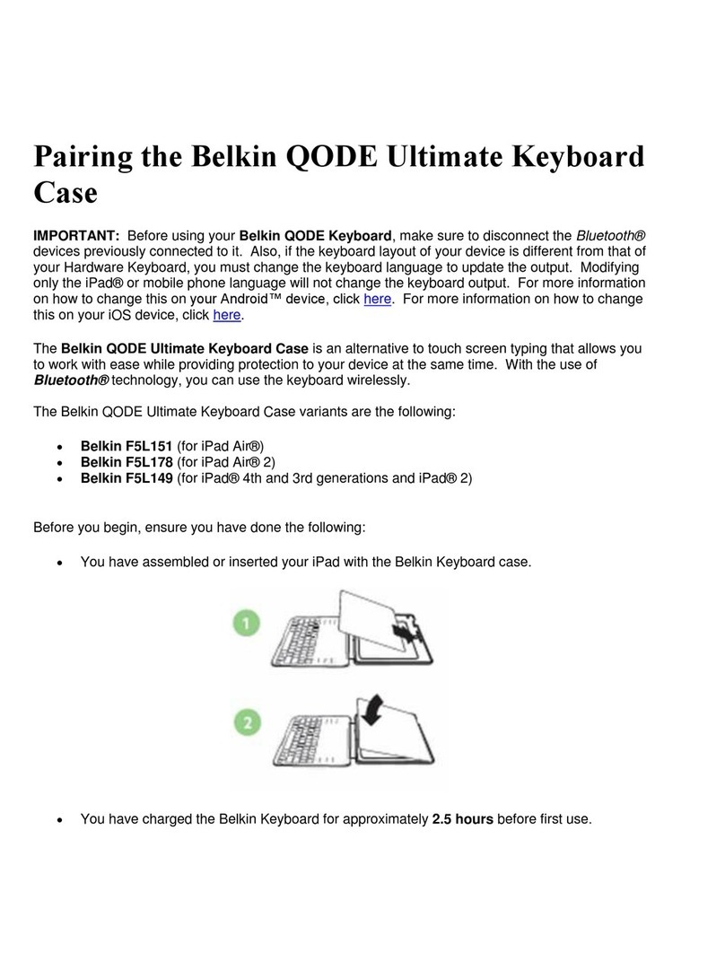 Belkin QODE Bedienungsanleitung