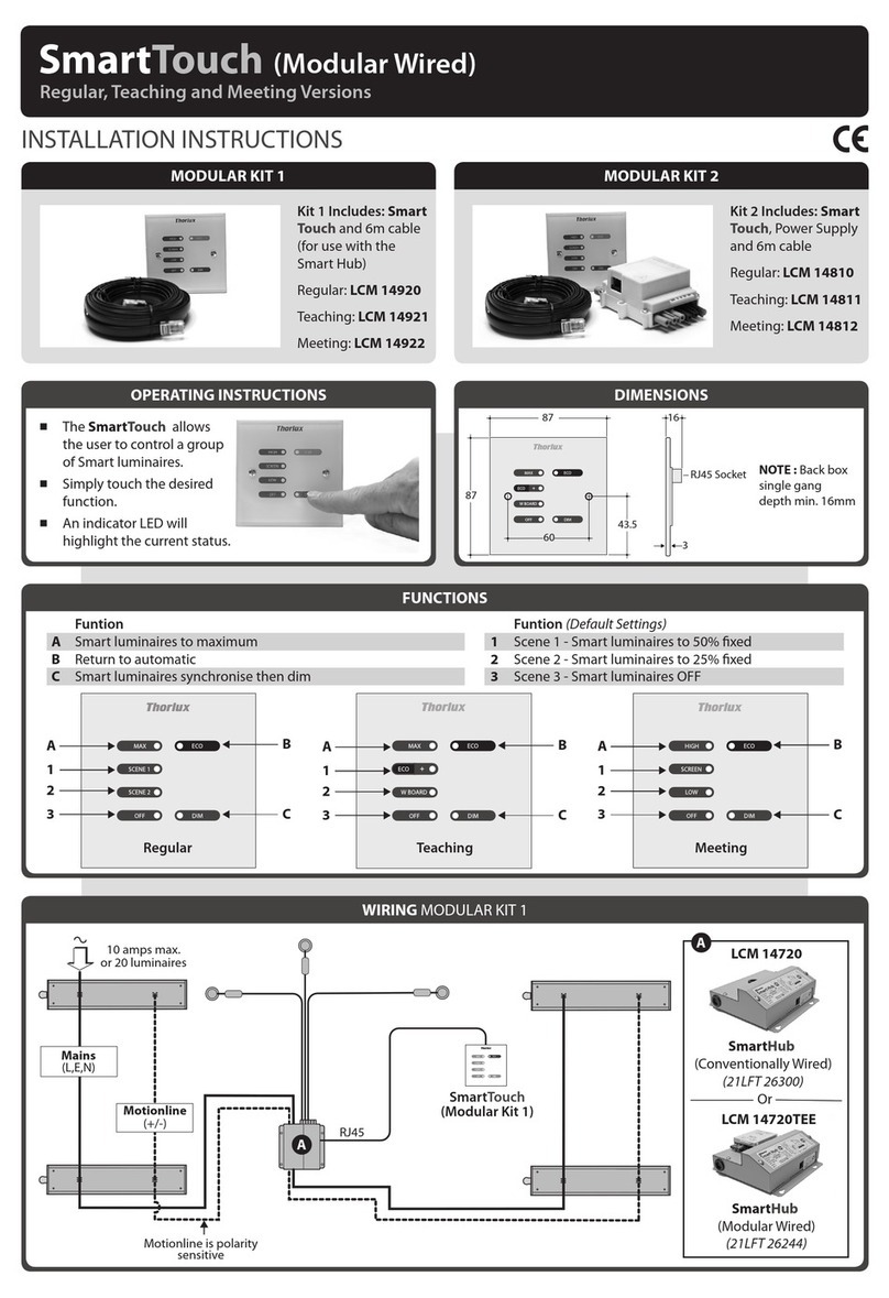 Thorlux SmartTouch Bedienungsanleitung