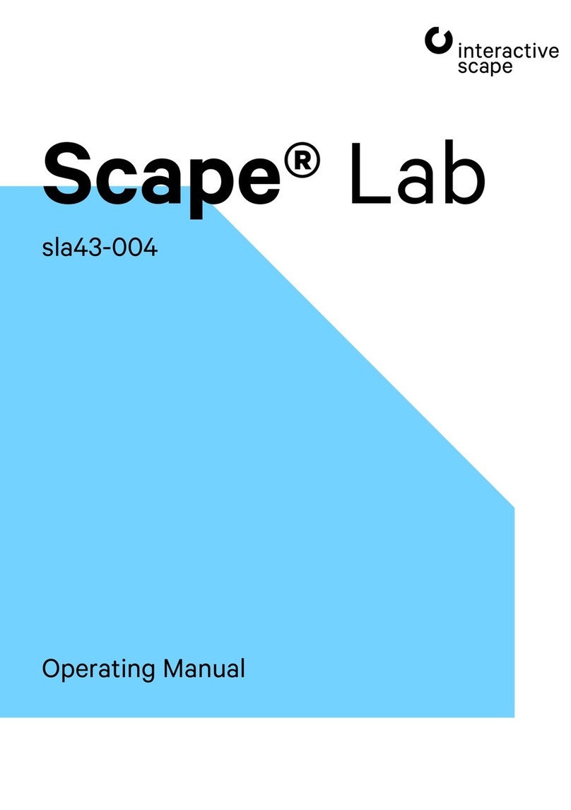 interactive scape Scape Lab Bedienungsanleitung