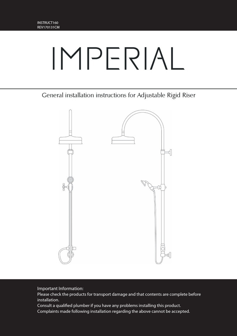 Imperial Adjustable Rigid Riser Bedienungsanleitung