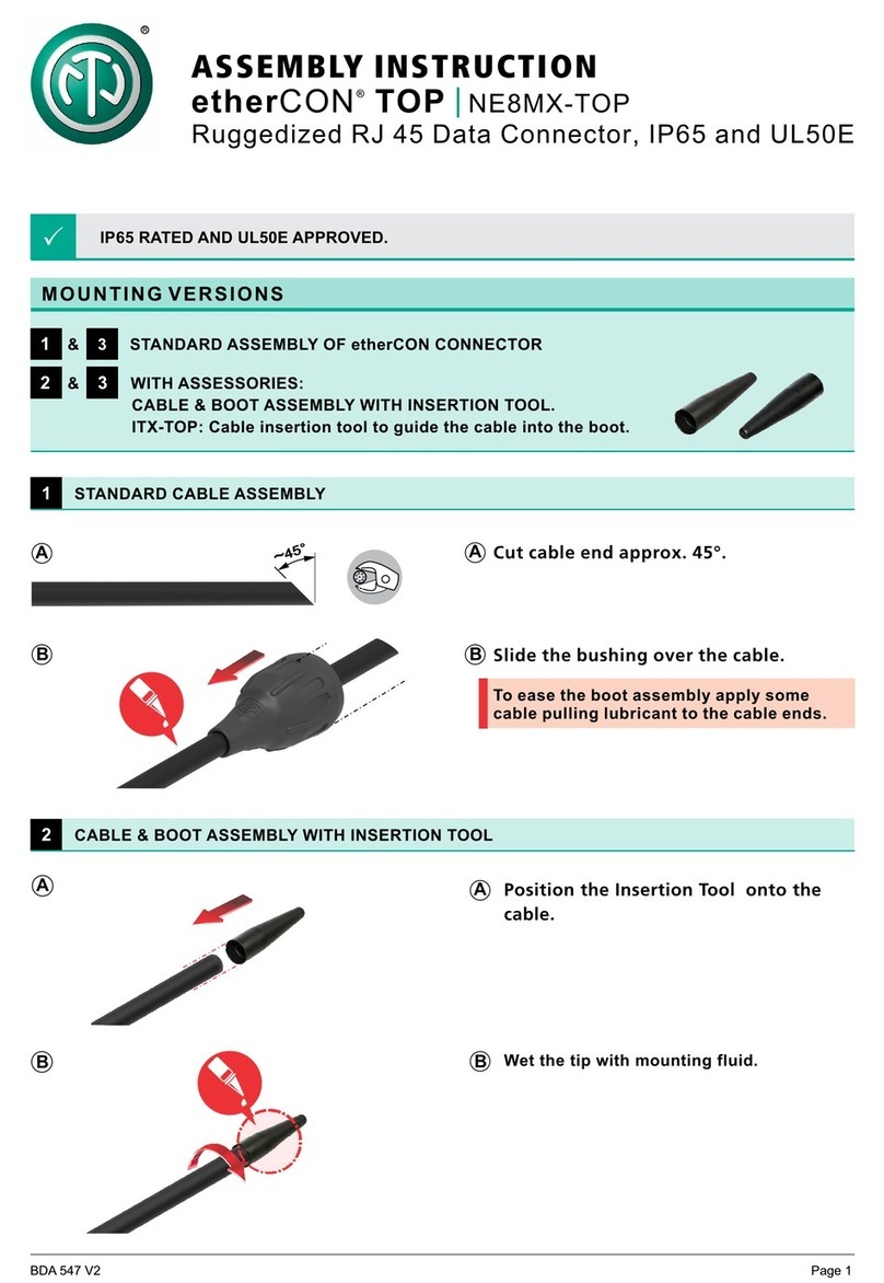 NEUTRIK etherCON TOP Bedienungsanleitung NEUTRIK etherCON TOP Bedienungsanleitung