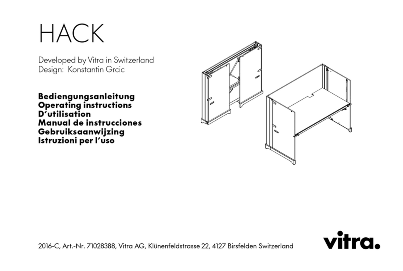 VITRA HACK Bedienungsanleitung