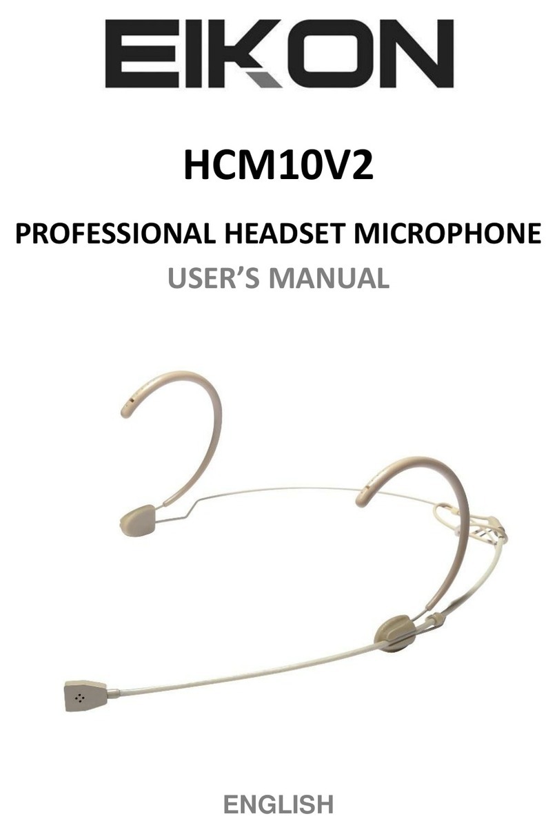 Eikon HCM10V2 Bedienungsanleitung Eikon HCM10V2 Bedienungsanleitung