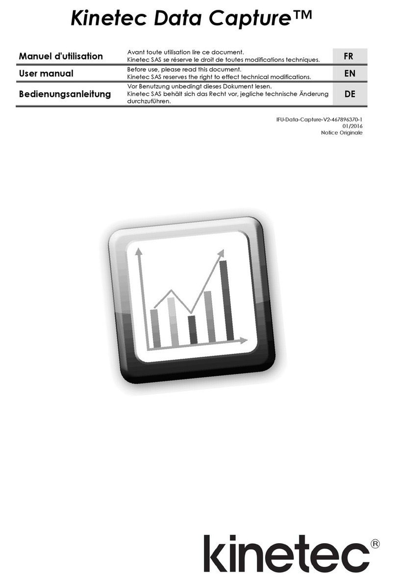 Kinetec Data Capture Bedienungsanleitung