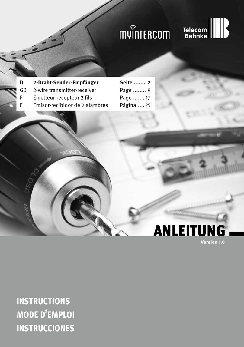 Telecom Behnke myintercom Bedienungsanleitung