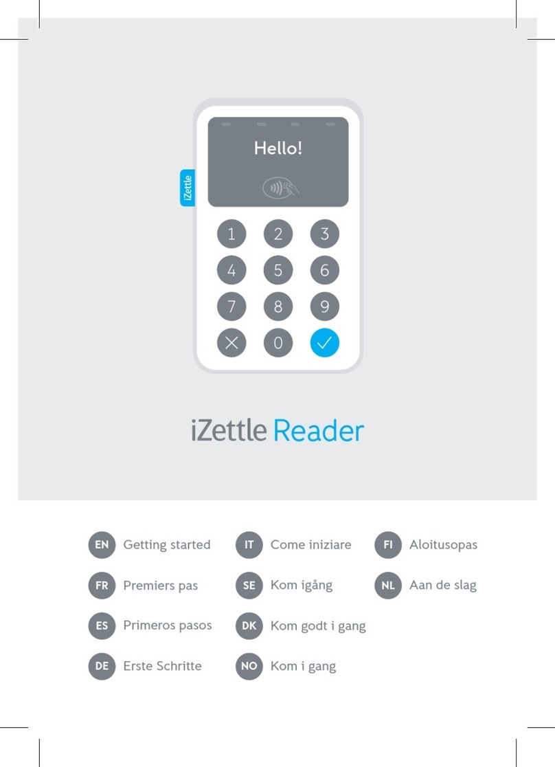 iZettle Reader Bedienungsanleitung