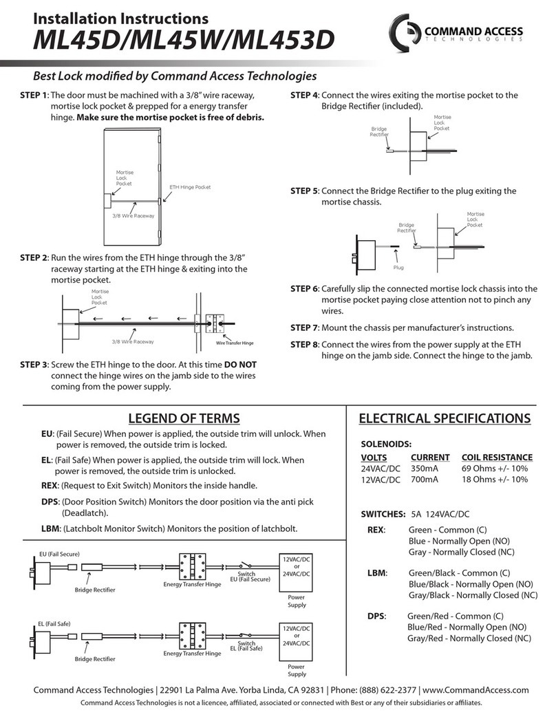 Command access ML45D Bedienungsanleitung