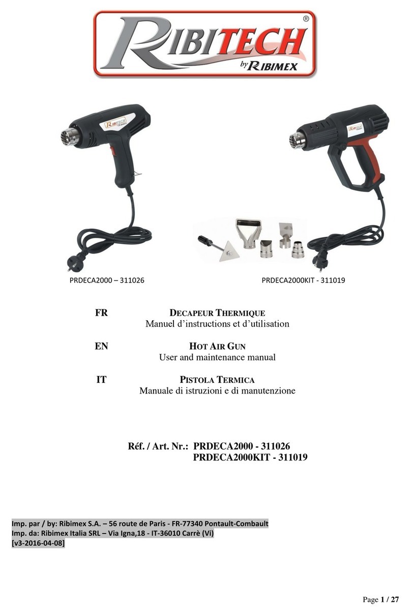 Ribitech Ribitech PRDECA2000 Betriebsanleitung