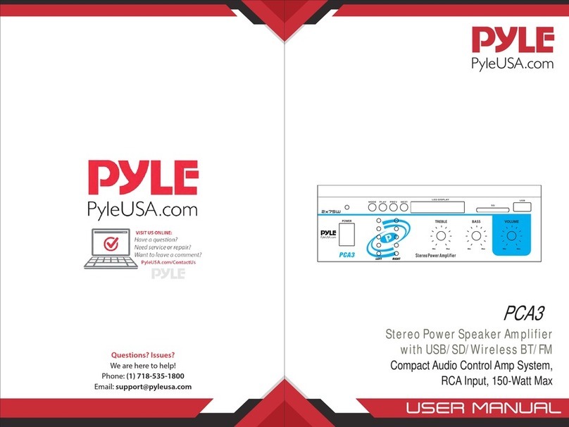 Pyle PCA3 Bedienungsanleitung