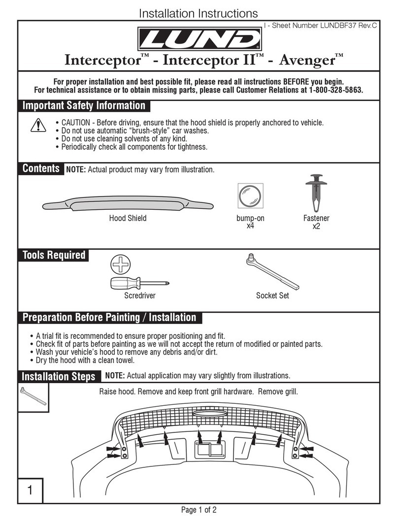 Lund Interceptor Bedienungsanleitung
