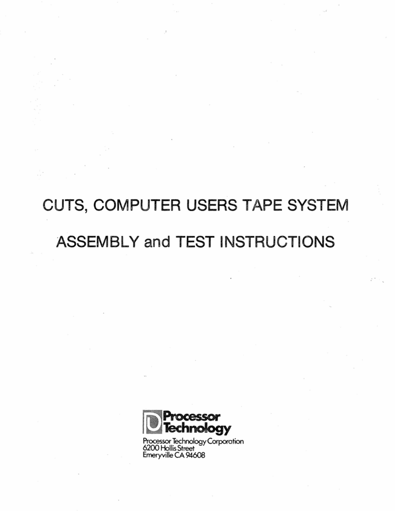 Processor Technology CUTS Referenzhandbuch