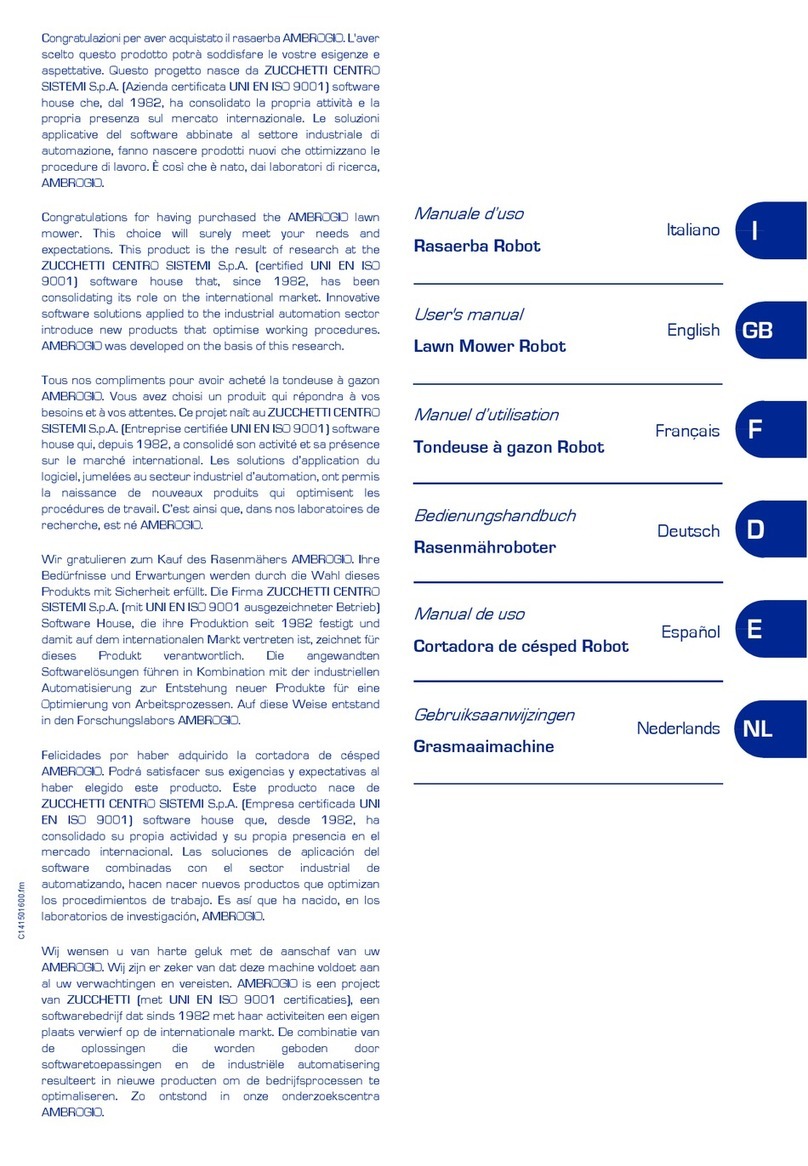 AMBROGIO BASIC Bedienungsanleitung