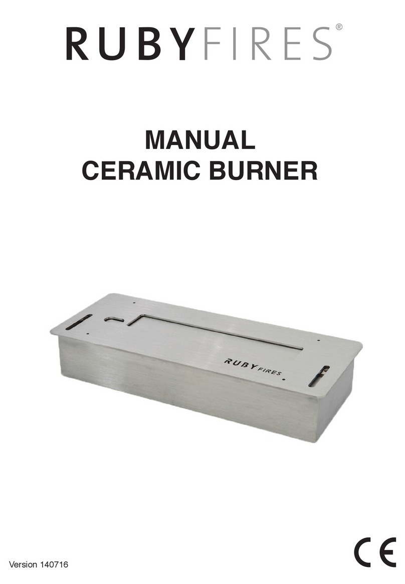 Ruby Decor Ruby Fires Series Bedienungsanleitung