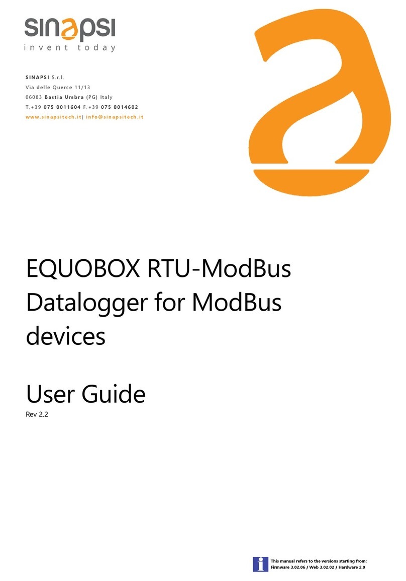 Sinapsi EQUOBOX Bedienungsanleitung Sinapsi EQUOBOX Bedienungsanleitung