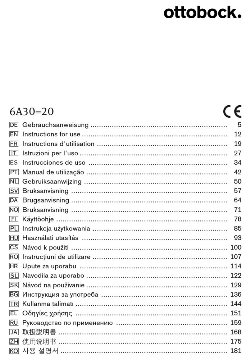 Otto Bock 6A30-20 Bedienungsanleitung