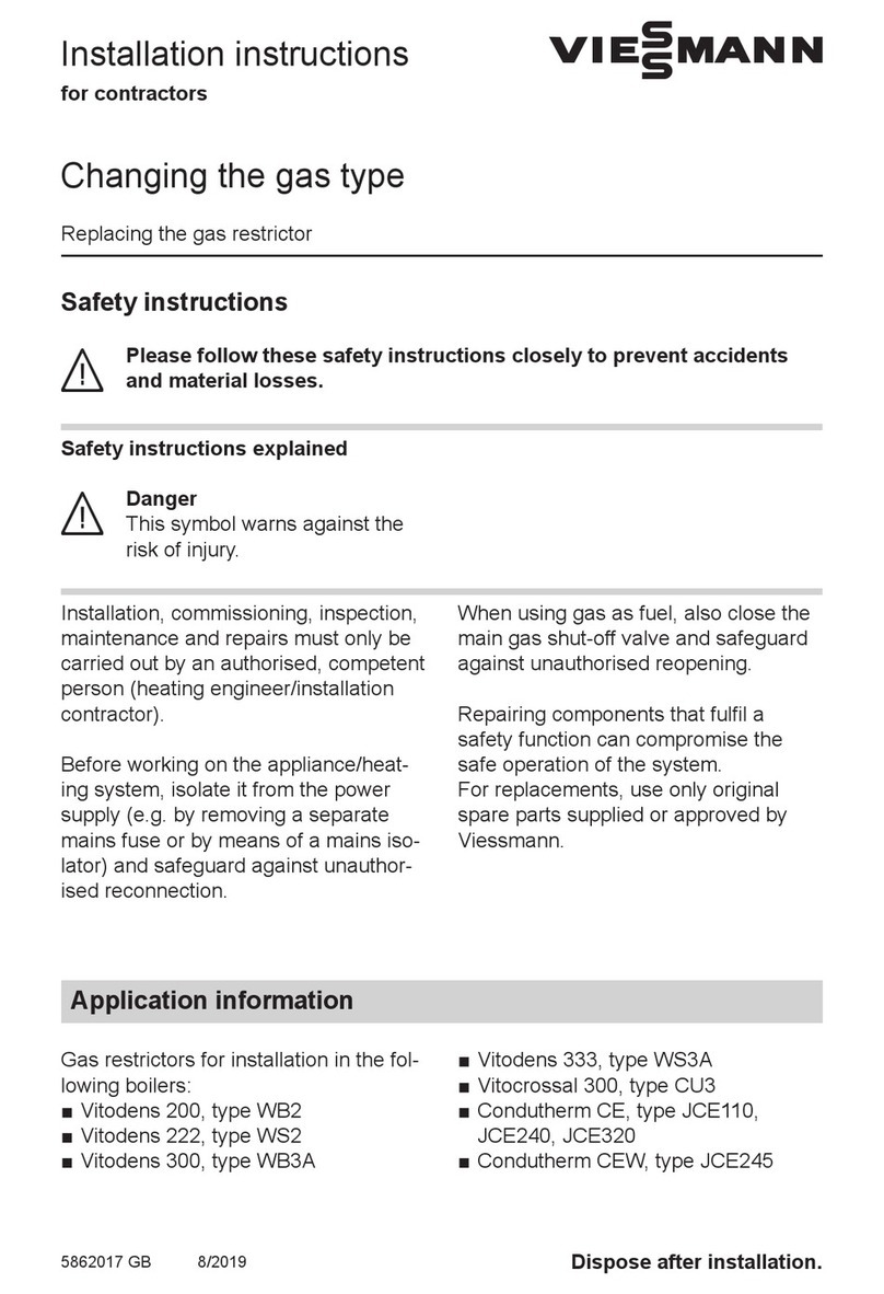 Viessmann VITODENS 200 Bedienungsanleitung Viessmann VITODENS 200 Bedienungsanleitung