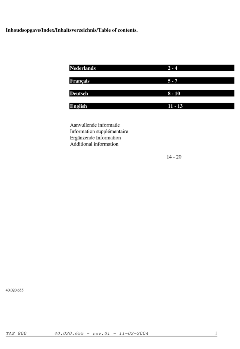 THERMOBILE TAS 800 Installationshandbuch