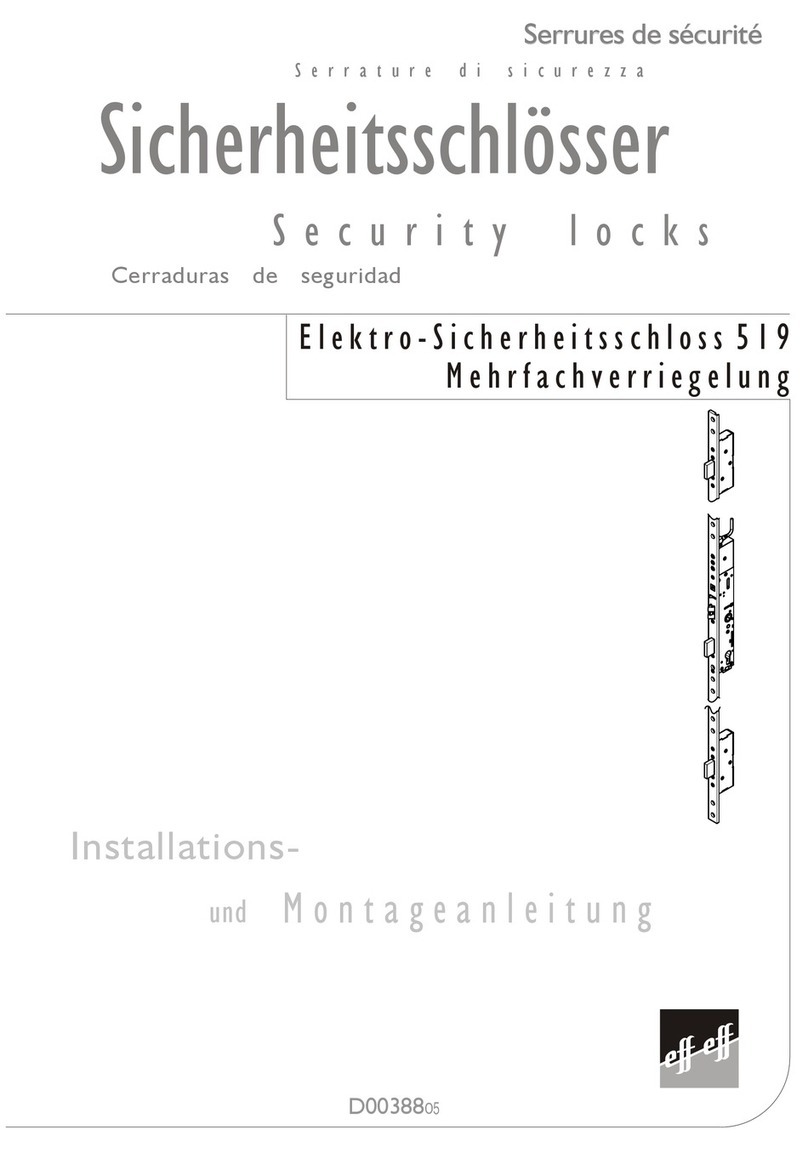 effeff 519 Bedienungsanleitung