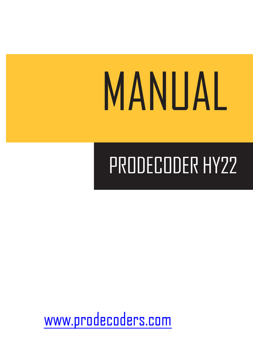 PRODECODER HY22 Bedienungsanleitung