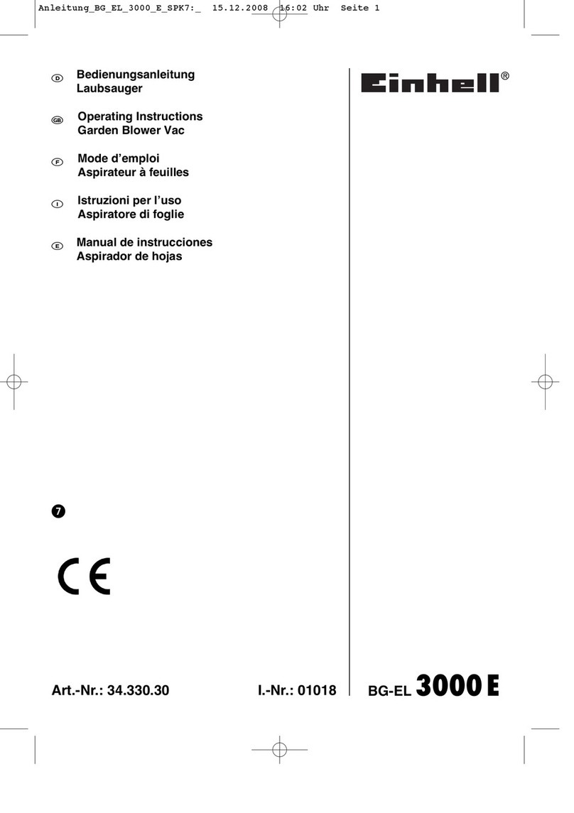 EINHELL BG-EL 3000 E Bedienungsanleitung