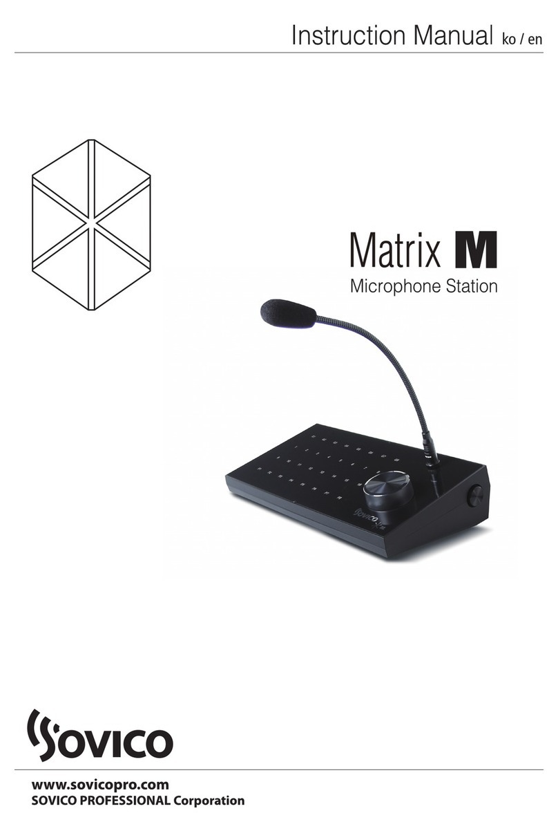 SOVICO Matrix M Bedienungsanleitung
