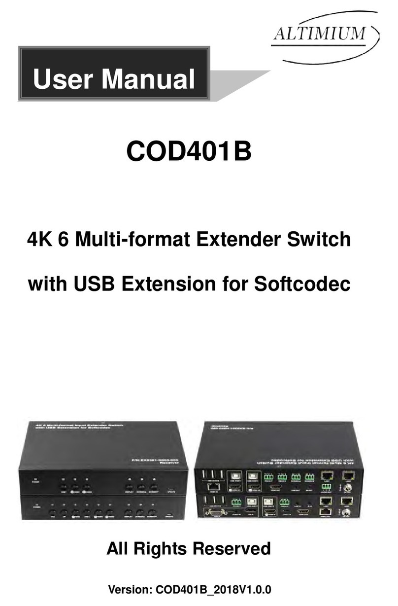 Altimium COD401B Bedienungsanleitung