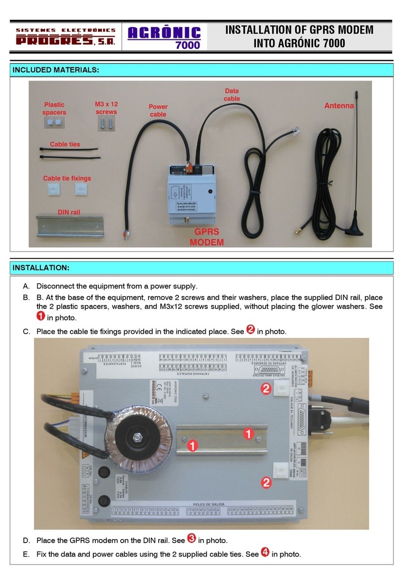 Progres Agrónic 7000 Bedienungsanleitung
