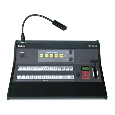 Extron electronics RCP 2000 Bedienungsanleitung