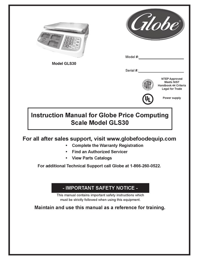 Globe GLS30 Bedienungsanleitung