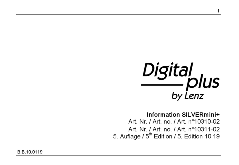Lenz Digital Plus SILVERmini+ Betriebsanleitung