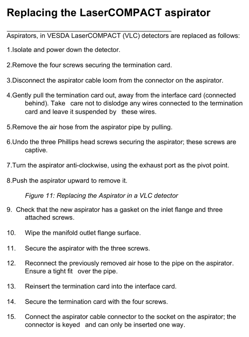 VESDA LaserCOMPACT Betriebsanleitung