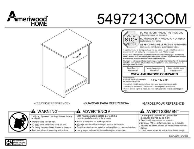 Ameriwood HOME 5497213COM Bedienungsanleitung