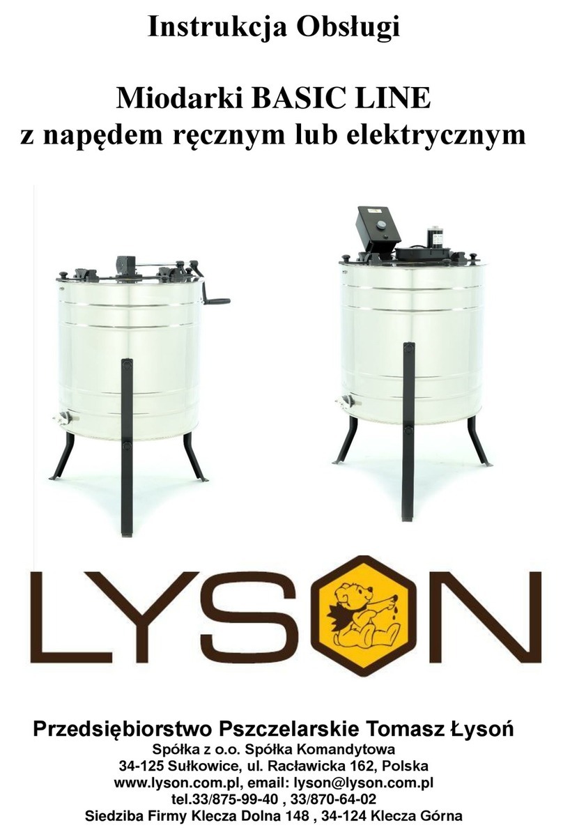 LYSON BASIC LINE Series Bedienungsanleitung