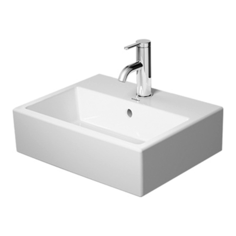 DURAVIT DuraStyle Bedienungsanleitung