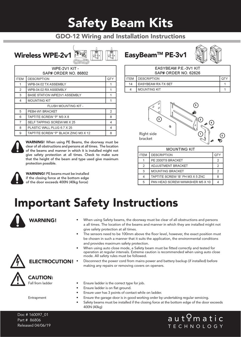 Automatic Technology HiRO GDO-12 Bedienungsanleitung