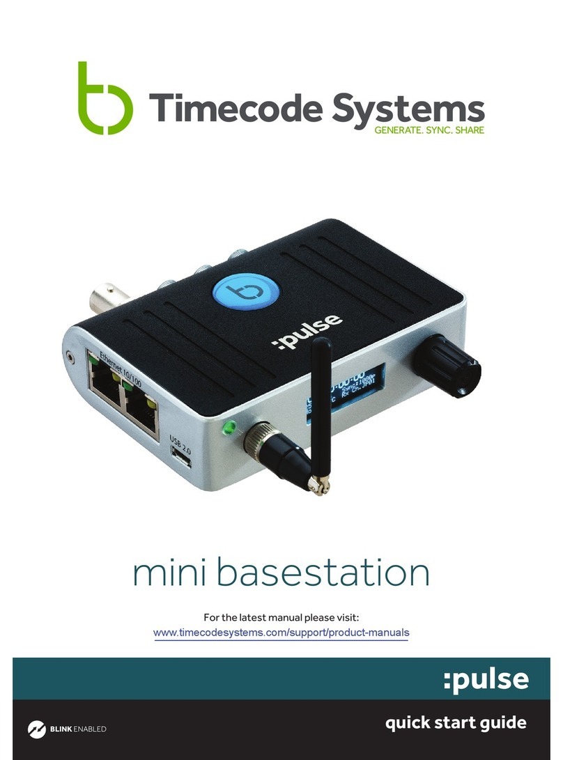 timecode systems pulse Bedienungsanleitung