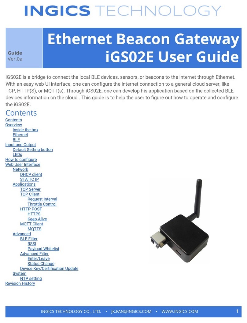 Ingics iGS02E Bedienungsanleitung