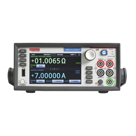 Keithley SourceMeter 2460 Bedienungsanleitung