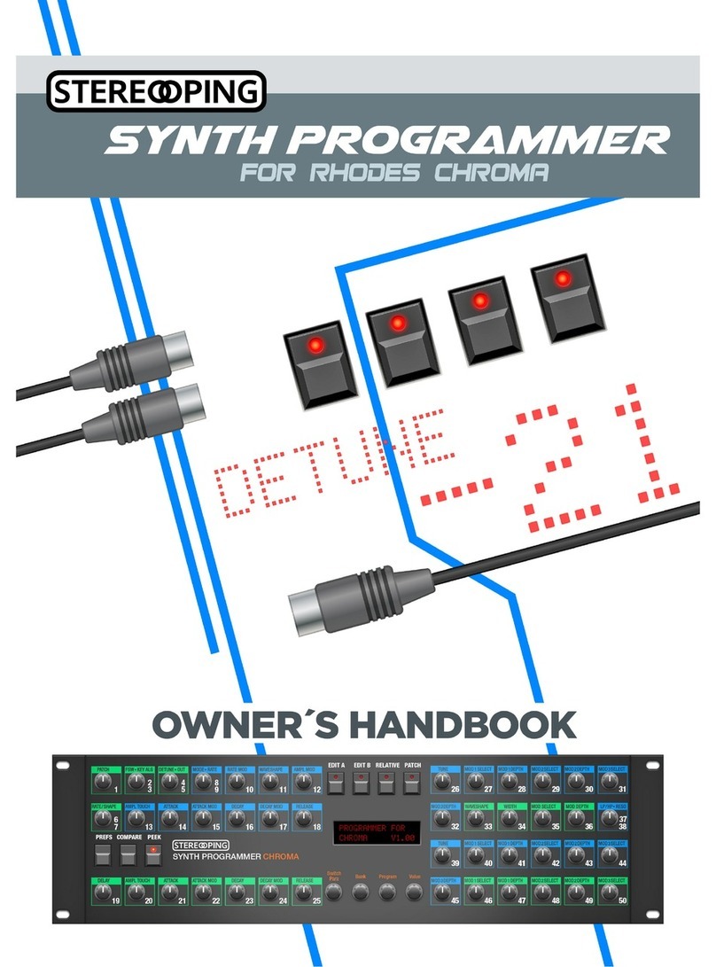 Stereoping synth programmer Benutzerhandbuch
