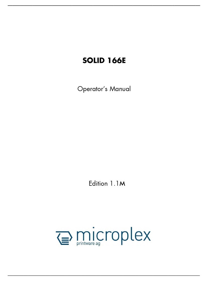 Microplex SOLID 166E Bedienungsanleitung