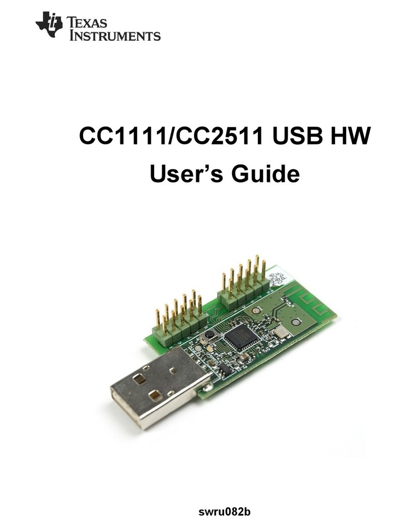 Texas Instruments CC1111 Bedienungsanleitung
