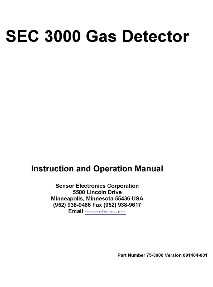 Sensor Electronics SEC 3000 Handbuch