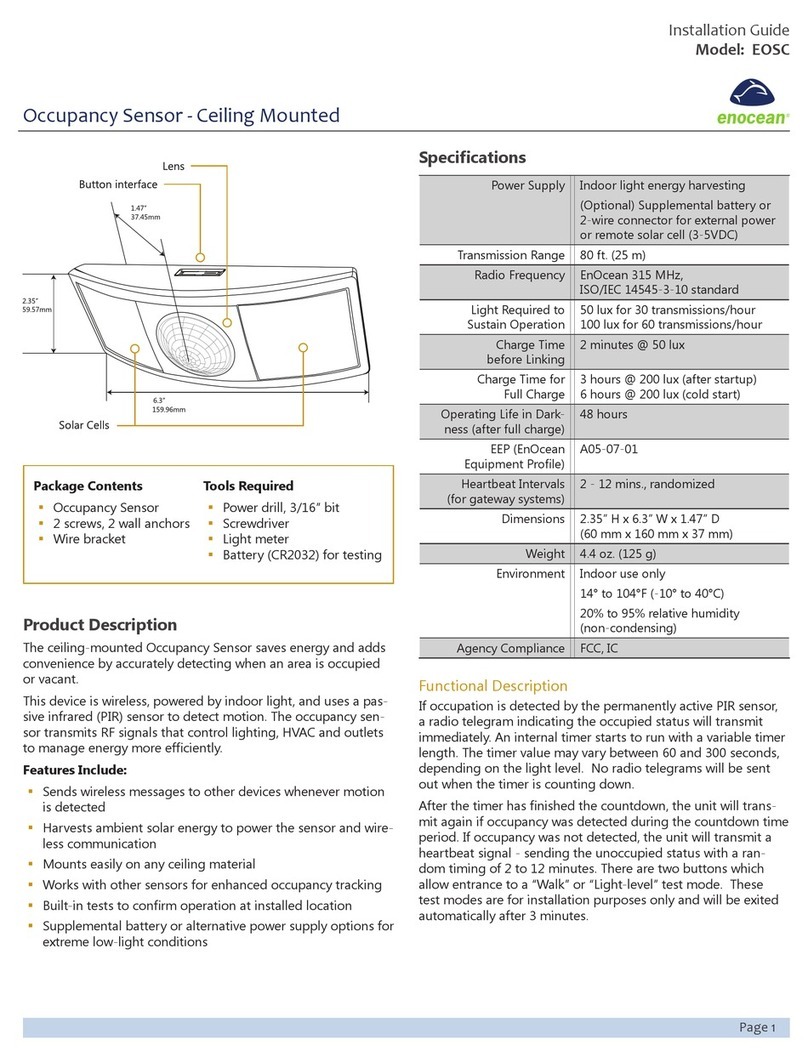 EnOcean EOSC Bedienungsanleitung EnOcean EOSC Bedienungsanleitung