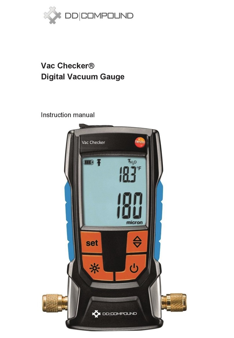 DD Compound Vac Checker Bedienungsanleitung