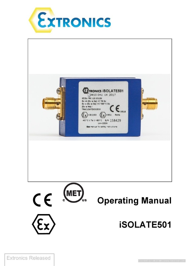 extronics iSOLATE501 Bedienungsanleitung