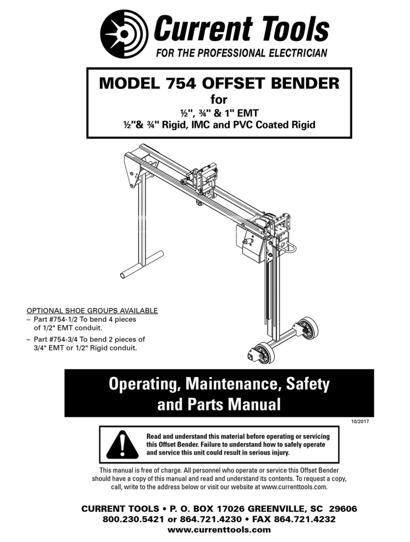 Current Tools 754 Bedienungsanleitung Current Tools 754 Bedienungsanleitung
