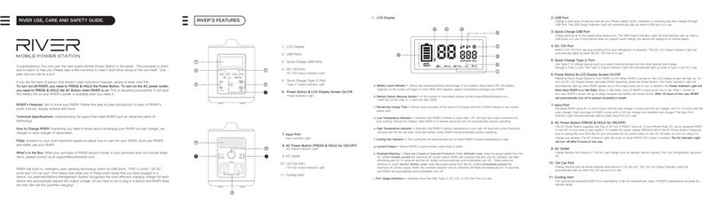 EF RIVER Bedienungsanleitung EF RIVER Bedienungsanleitung